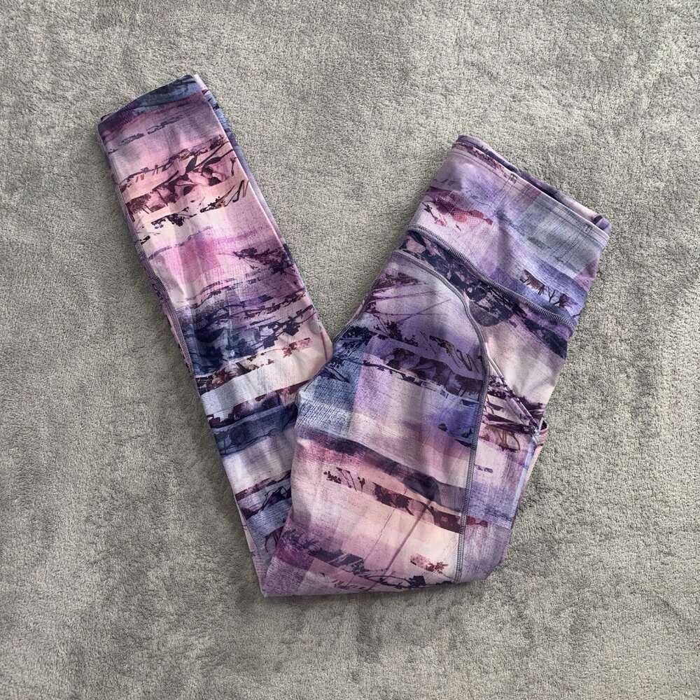 Lululemon Leggings Womens 6 Fast and Free Tight II 7/8 Running Gym Workout